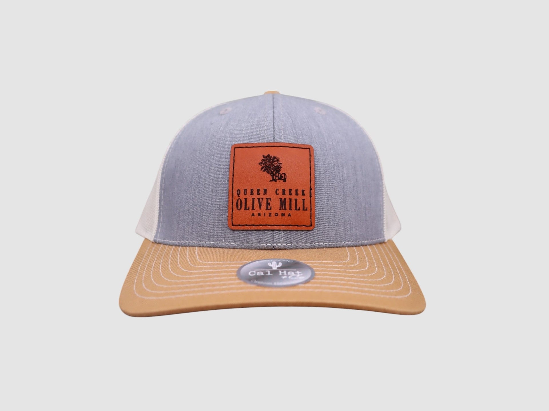 QCOM LEATHER PATCH HAT