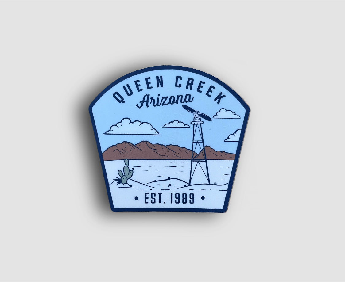 QUEEN CREEK Sticker