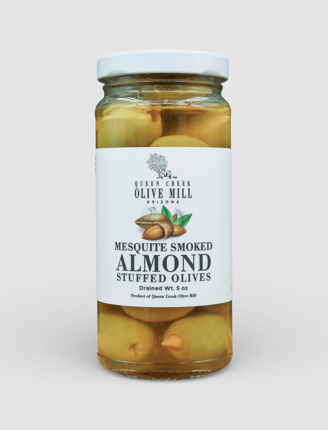 MESQUITE SMOKED ALMOND STUFFED OLIVES MESQUITE SMOKED ALMOND STUFFED OLIVES