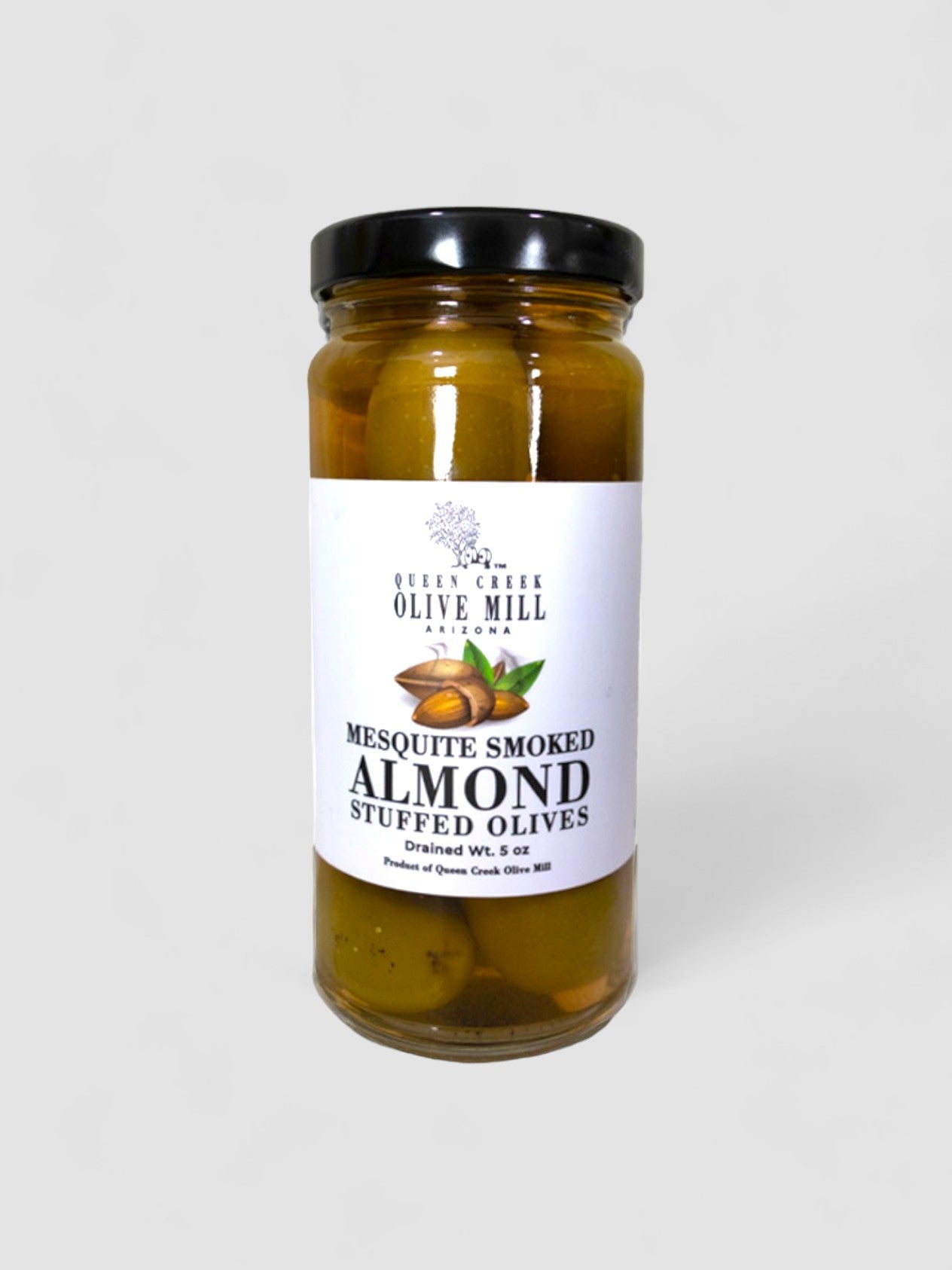 MESQUITE SMOKED ALMOND STUFFED OLIVES