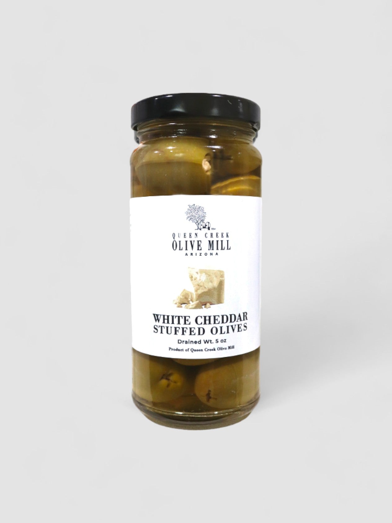 WHITE CHEDDAR STUFFED OLIVES