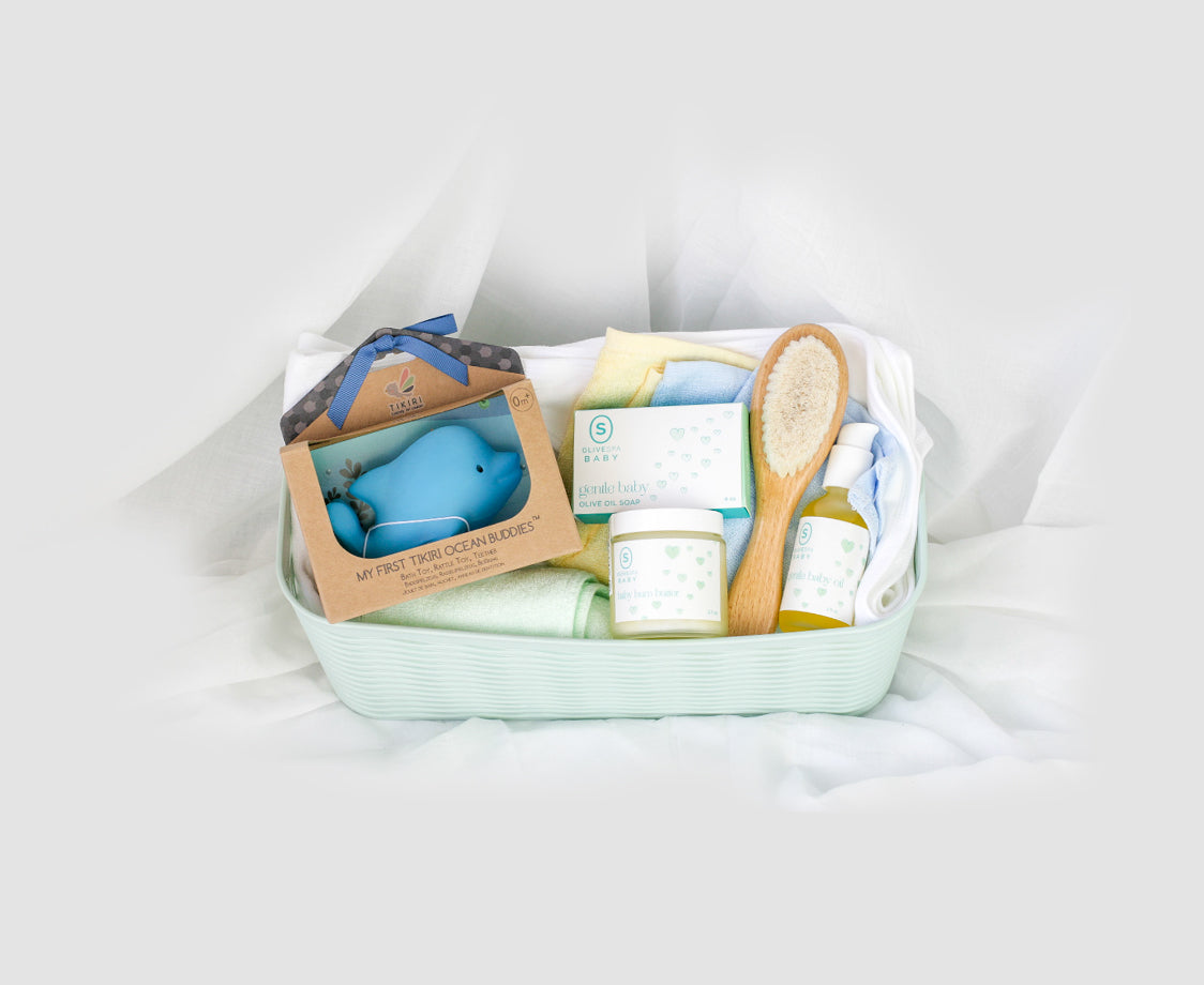 BABY BATH TIME BASKET