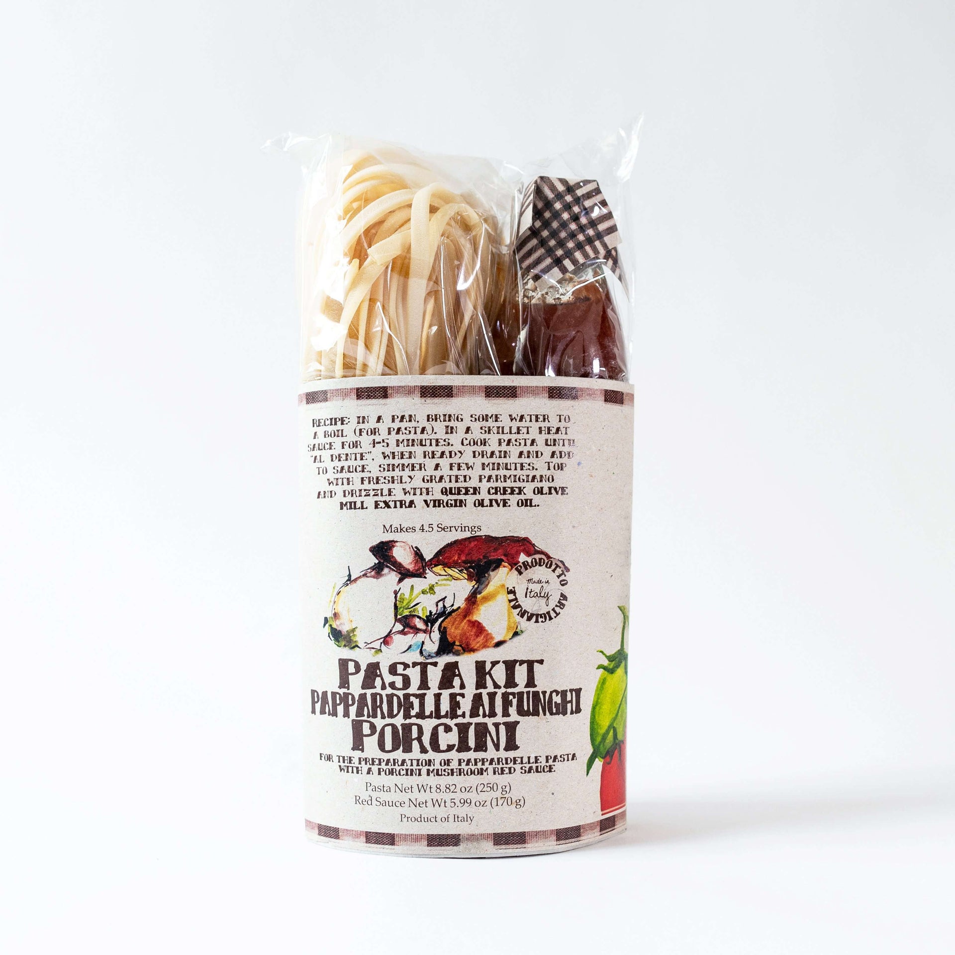 Pappardelle ai Funghi Porcini - Pasta Kit