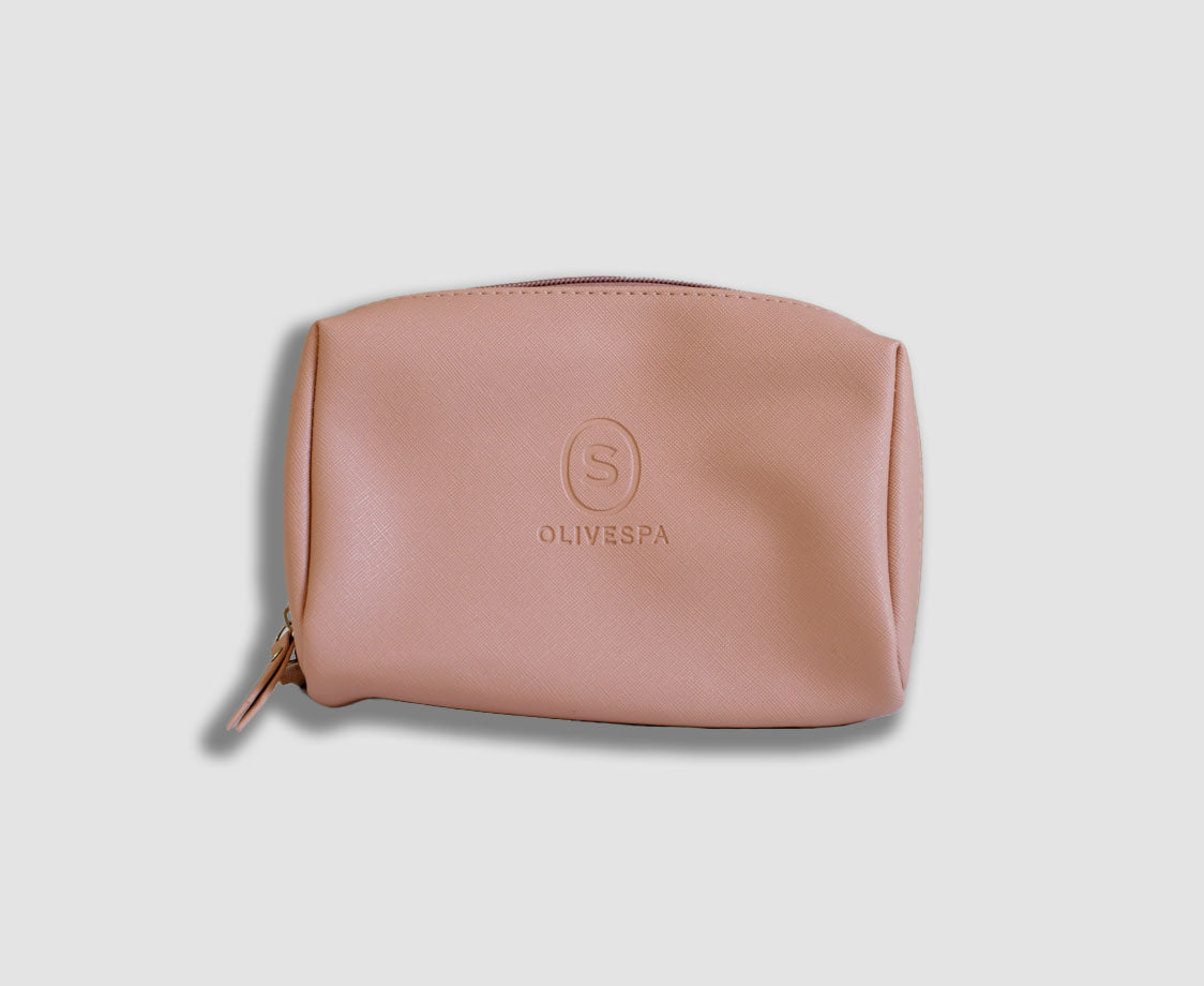 EMBOSSED COSMETIC BAG