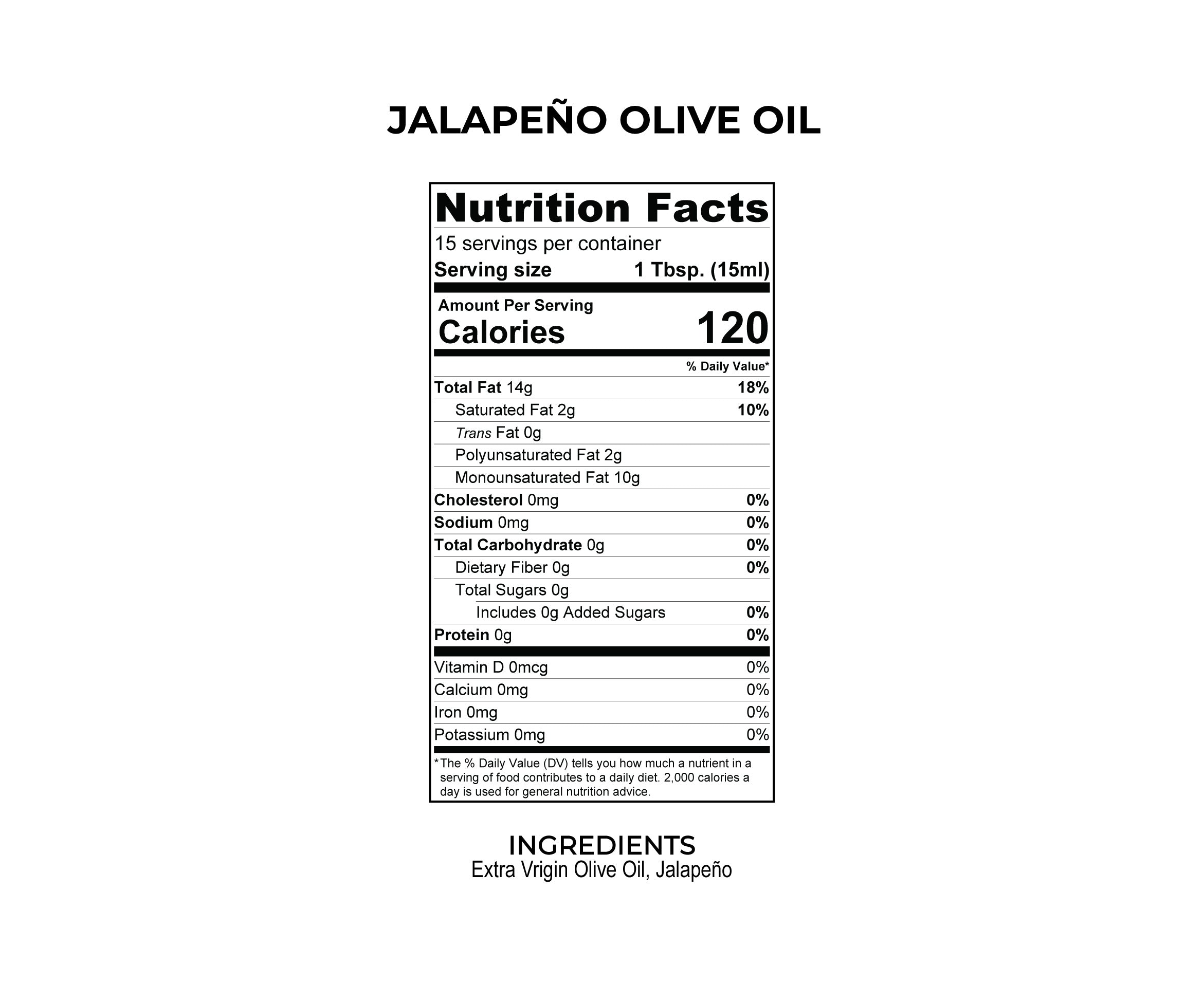 FRESH CRUSH JALAPEÑO OLIVE OIL