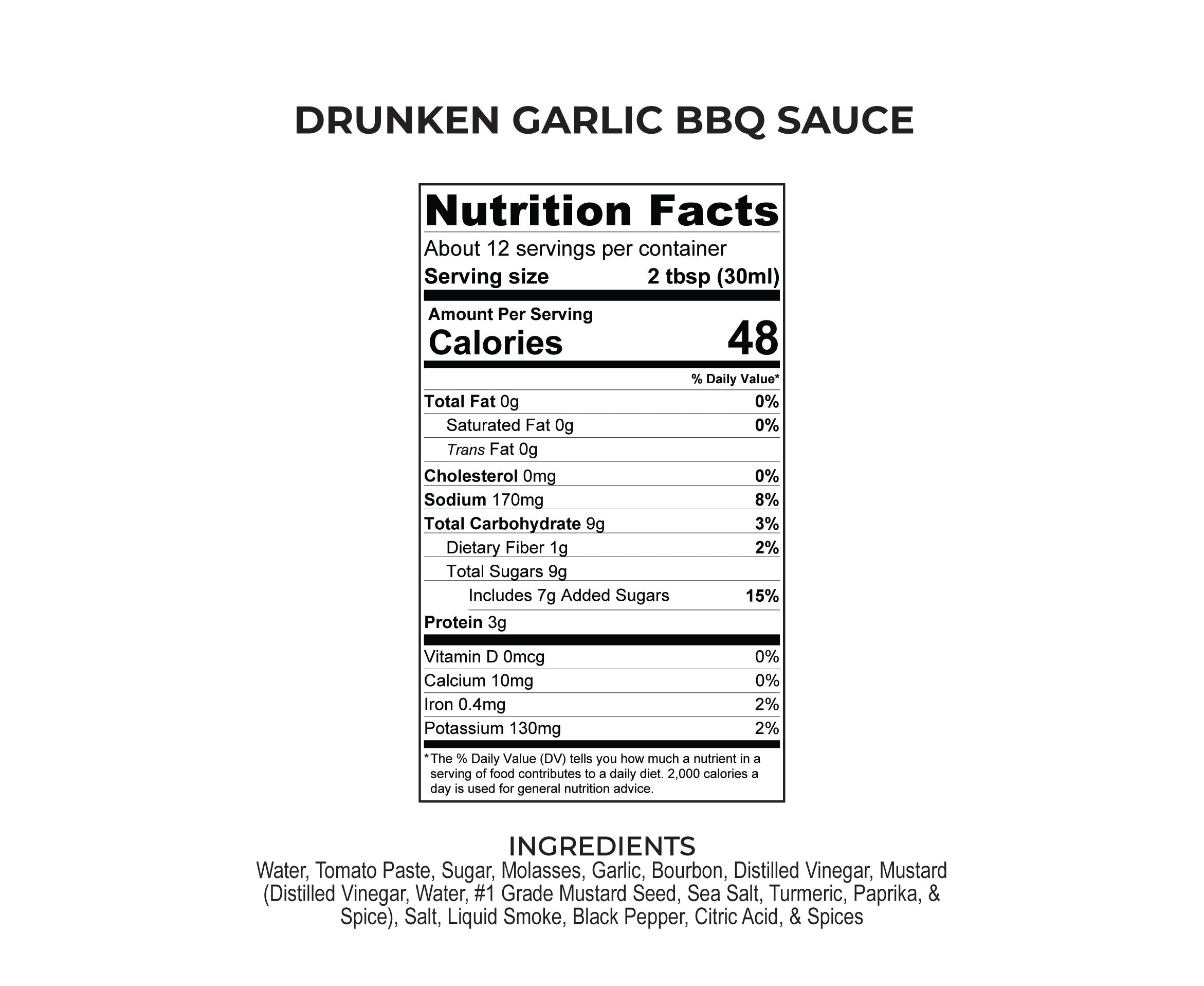 DRUNKEN GARLIC BBQ SAUCE