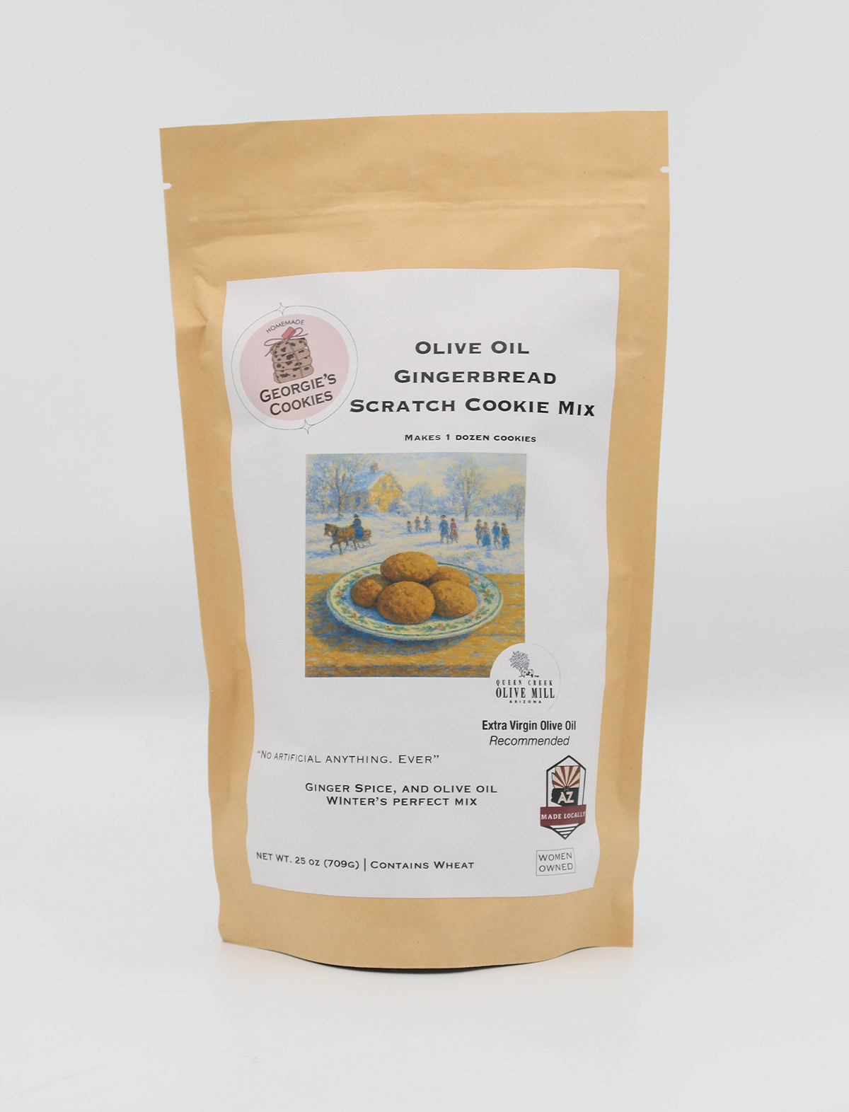 OLIVE OIL GINGERBREAD SCRATCH COOKIE MIX