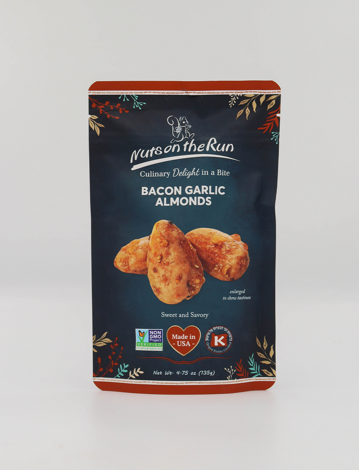 BACON GARLIC ALMONDS