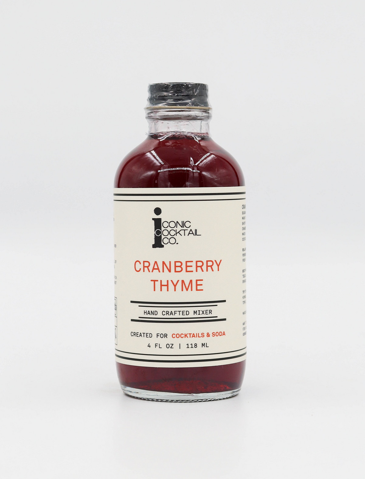 ICONIC CRANBERRY THYME COCKTAIL MIXER