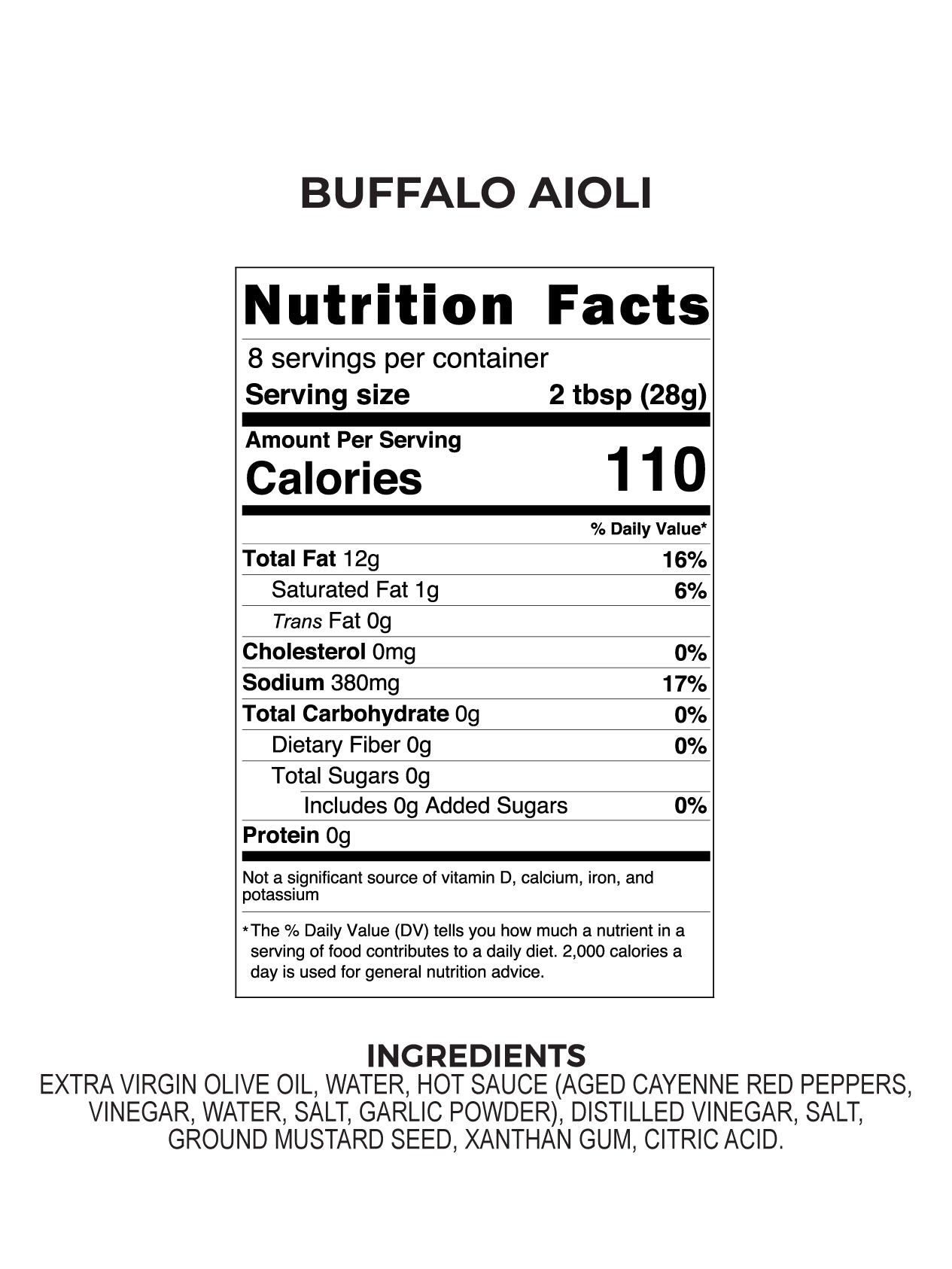 Buffalo Aioli