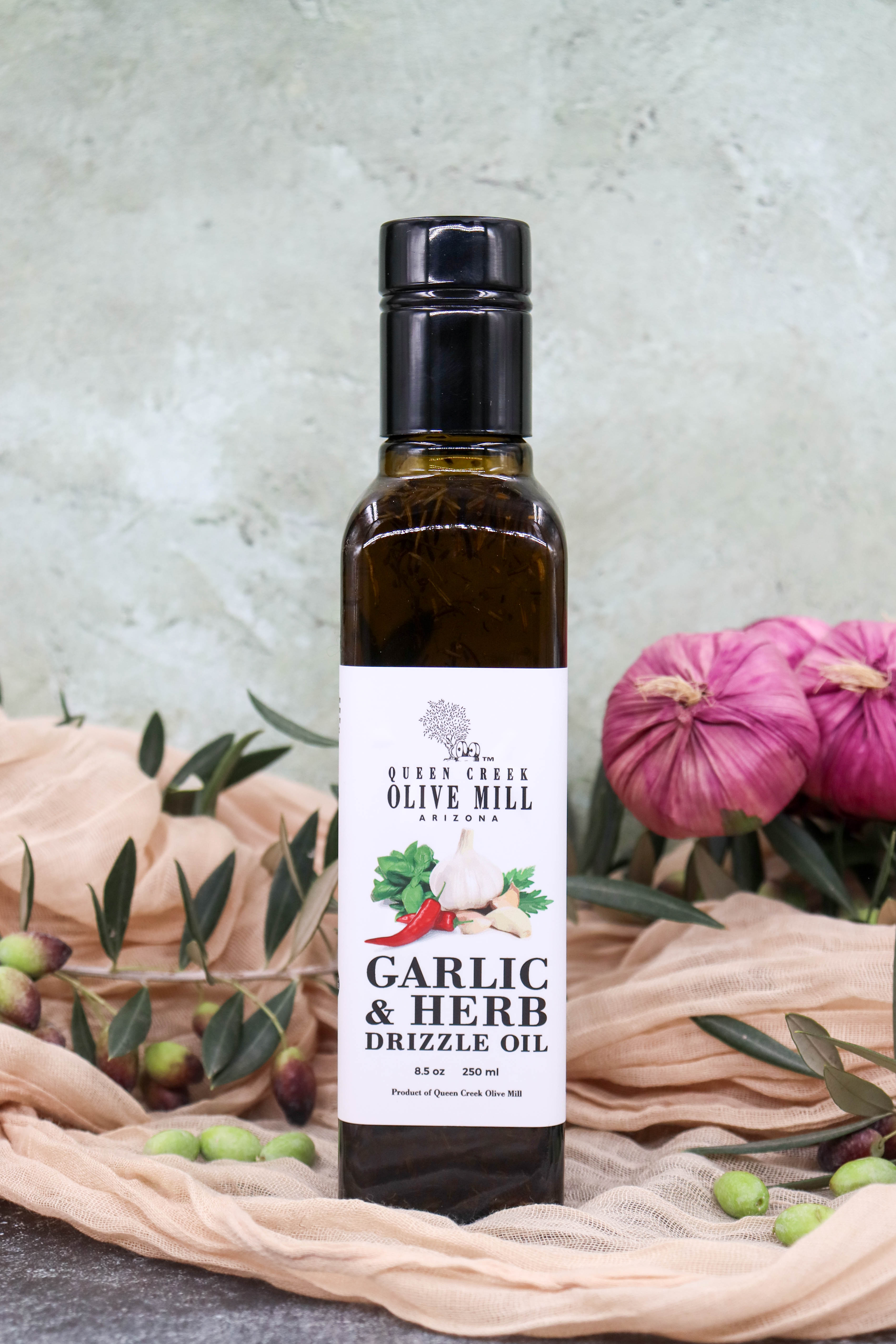 GARLIC & HERB DRIZZLE OLIVE OIL