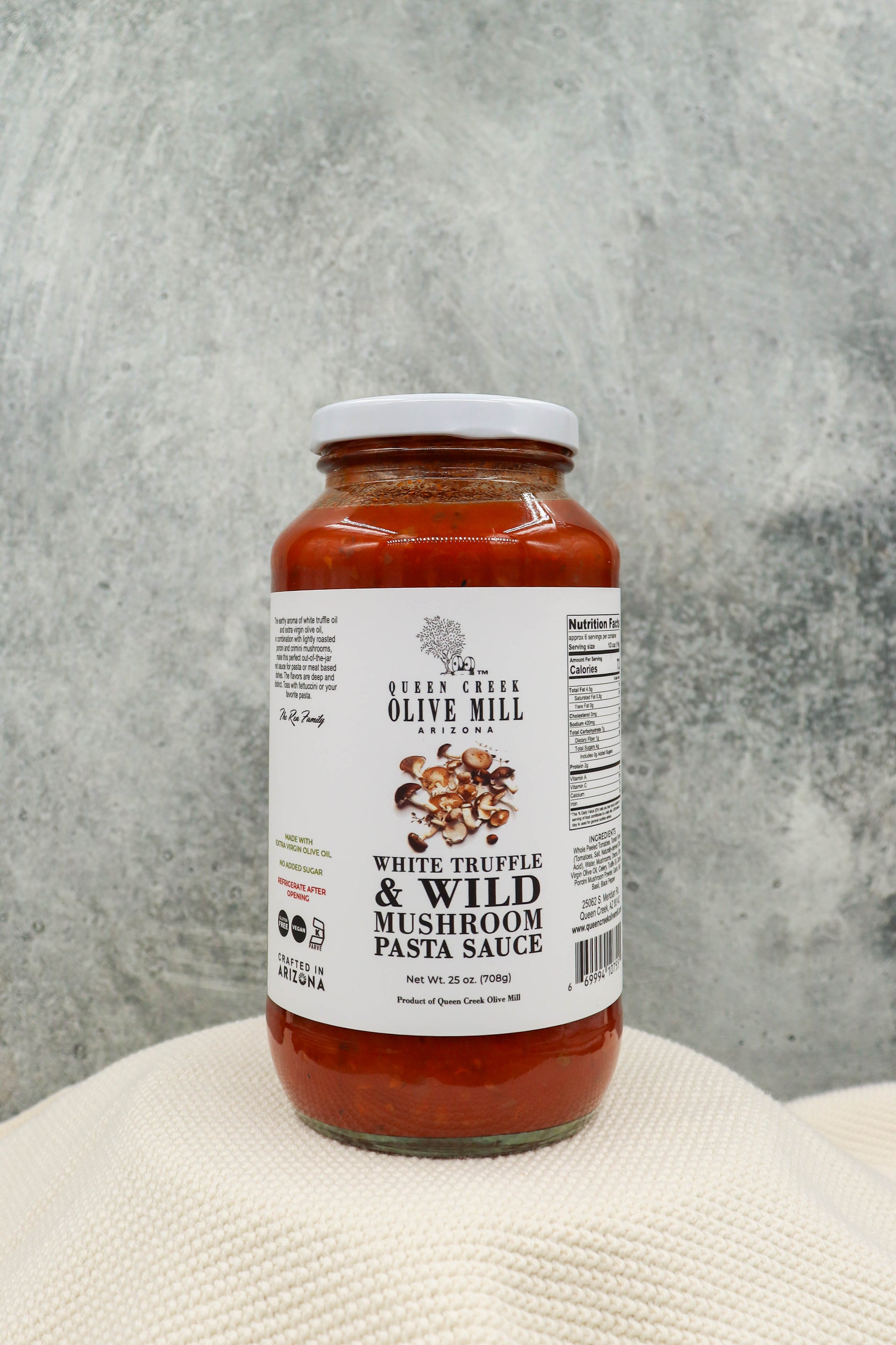 WHITE TRUFFLE AND WILD MUSHROOM PASTA SAUCE