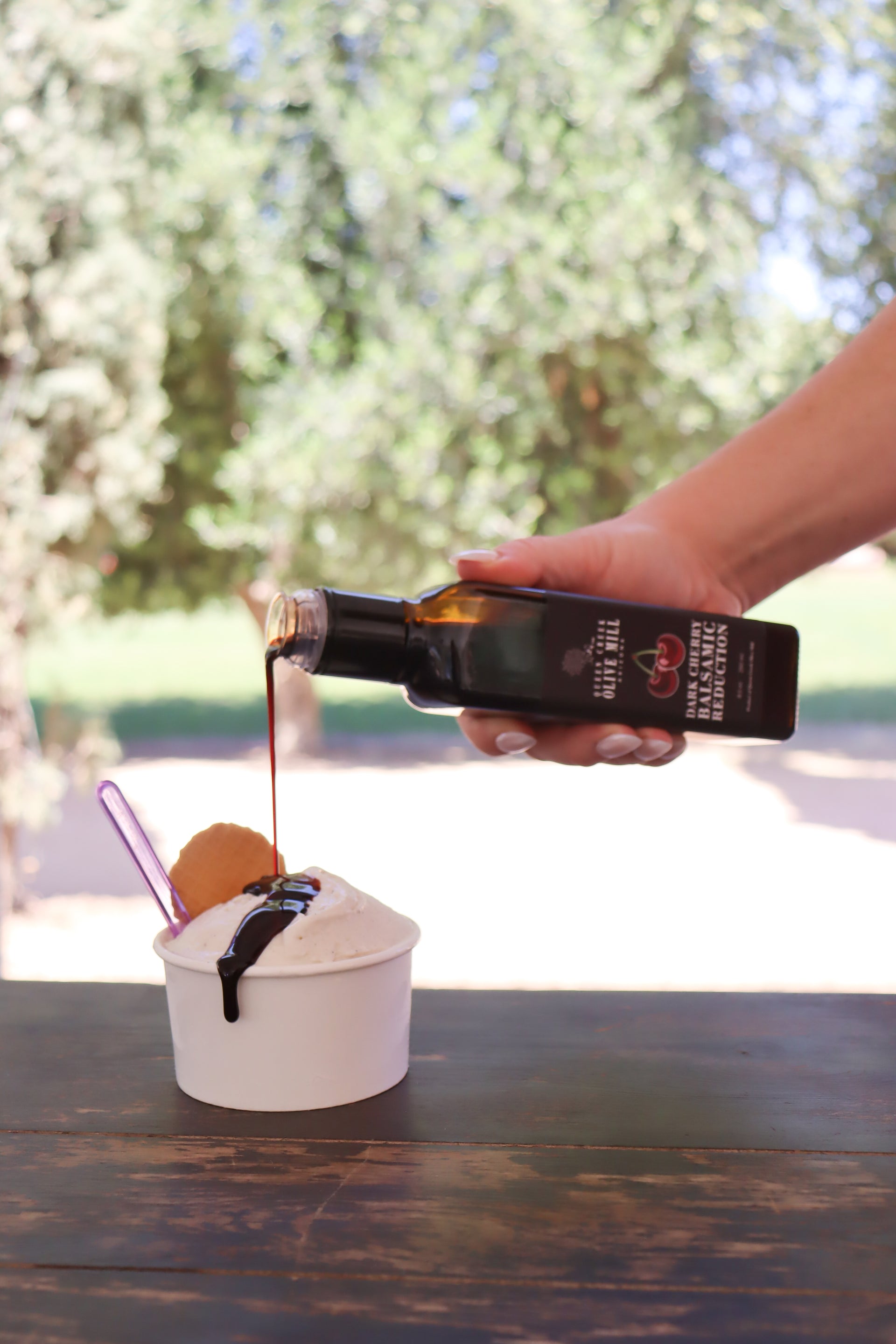 Dark Cherry Balsamic Reduction