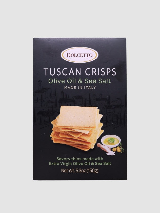DOLCETTO TUSCAN CRISPS - OLIVE OIL & SEA SALT