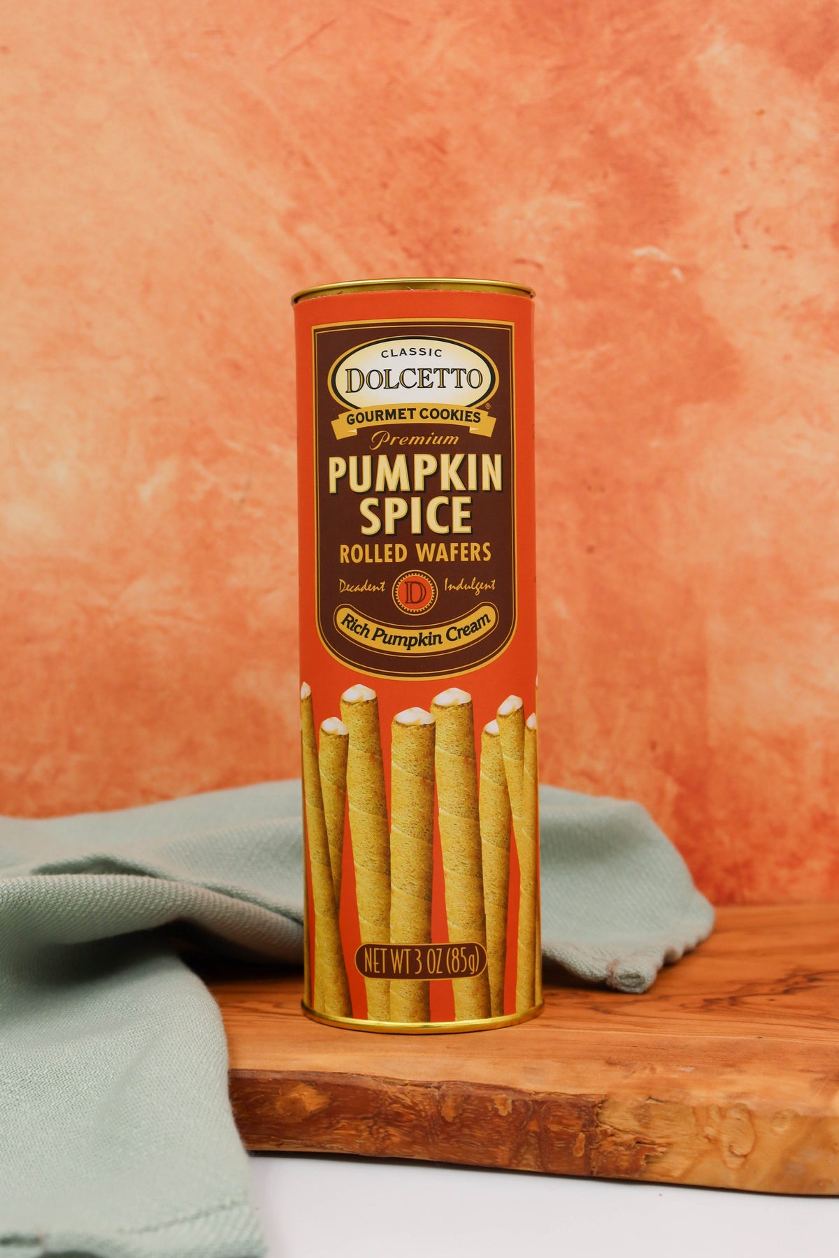 DOLCETTO PUMPKIN SPICE WAFER ROLLS