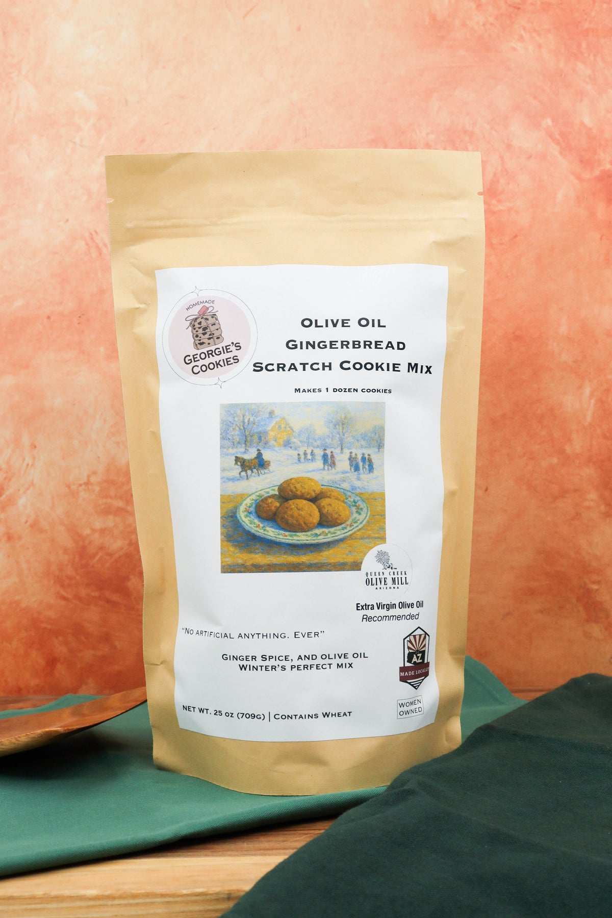 OLIVE OIL GINGERBREAD SCRATCH COOKIE MIX