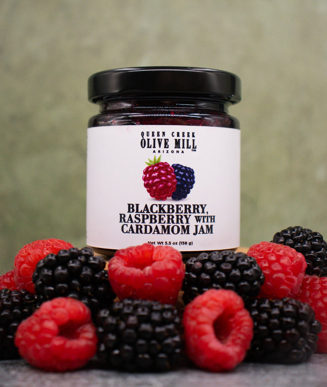 BLACKBERRY RASPBERRY WITH CARDAMOM JAM (NEW)