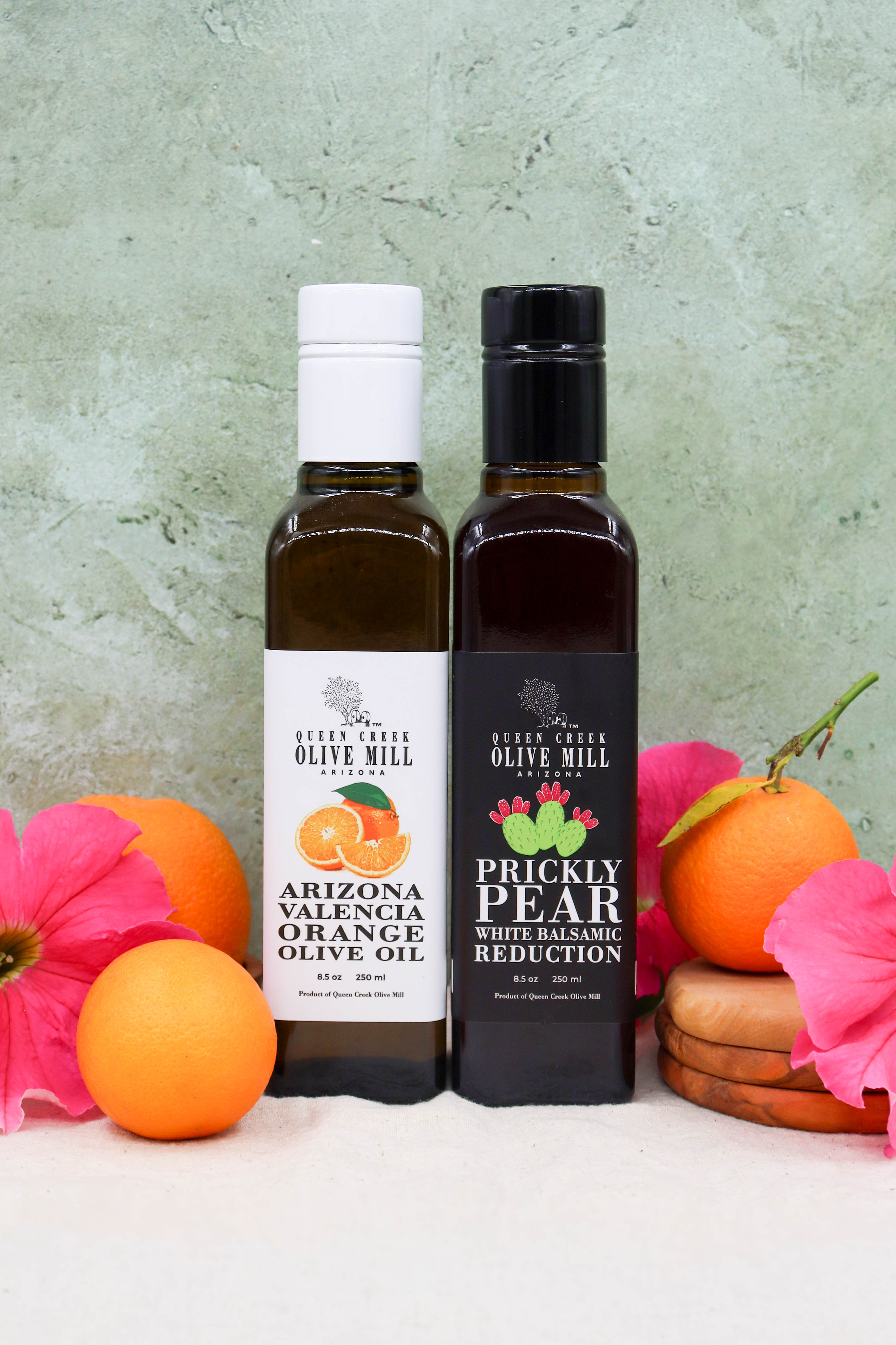 ARIZONA VALENCIA ORANGE OLIVE OIL and Prickly Pear Balsamic reduction