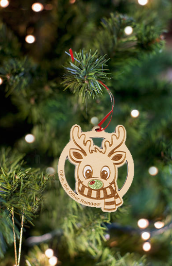 OLIVE, THE OTHER REINDEER ORNAMENT