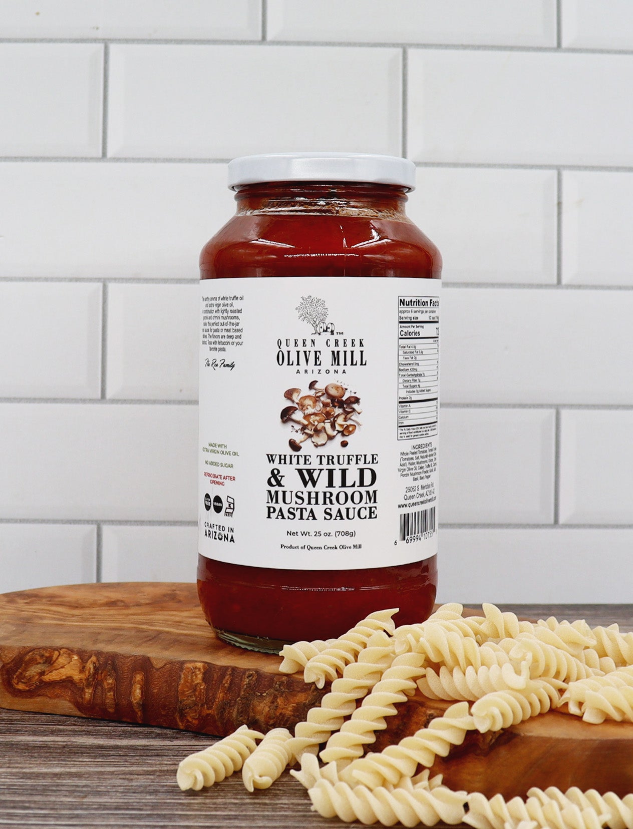 WHITE TRUFFLE & WILD MUSHROOM PASTA SAUCE