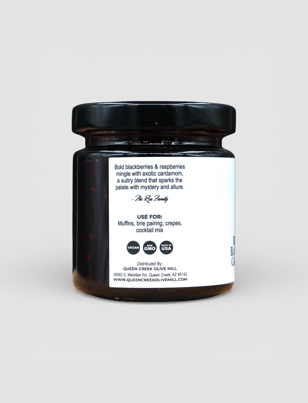 BLACKBERRY RASPBERRY WITH CARDAMOM JAM