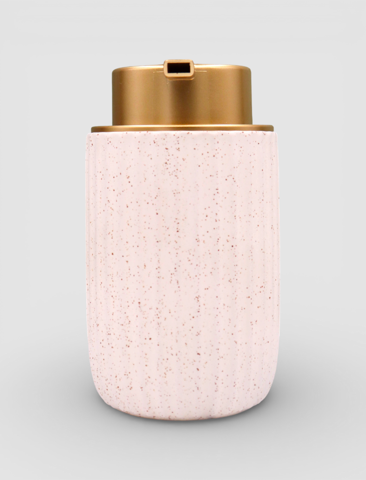Cream Speckled Ceramic Foaming Soap Dispenser