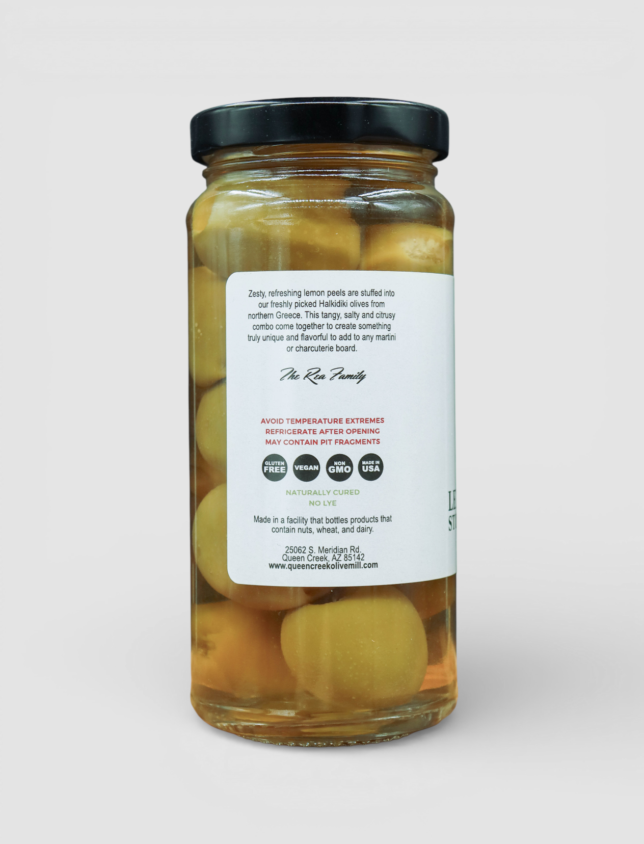 LEMON TWIST STUFFED OLIVES