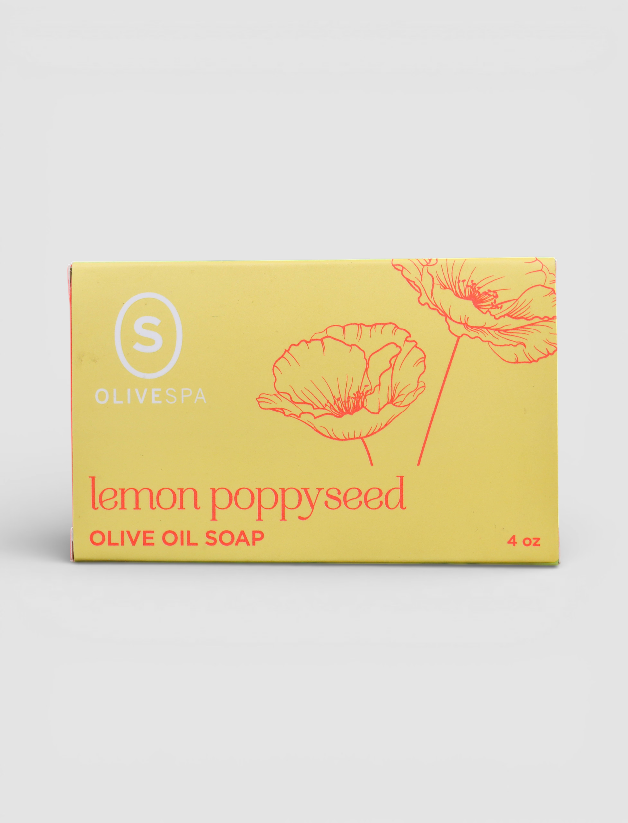 LEMON POPPYSEED OLIVE OIL SOAP