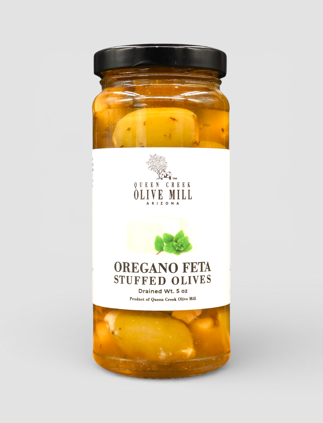 OREGANO FETA STUFFED OLIVES