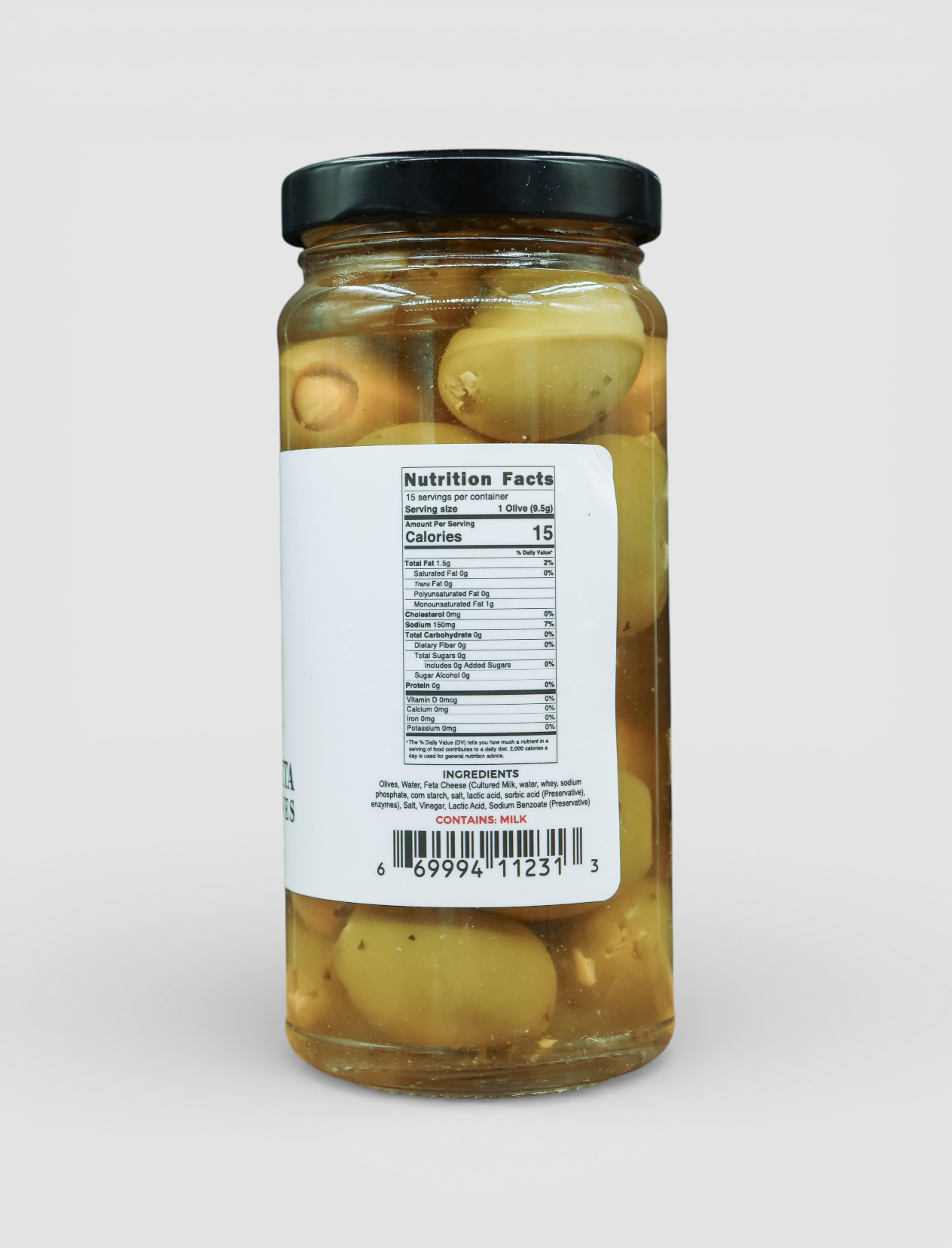OREGANO FETA STUFFED OLIVES