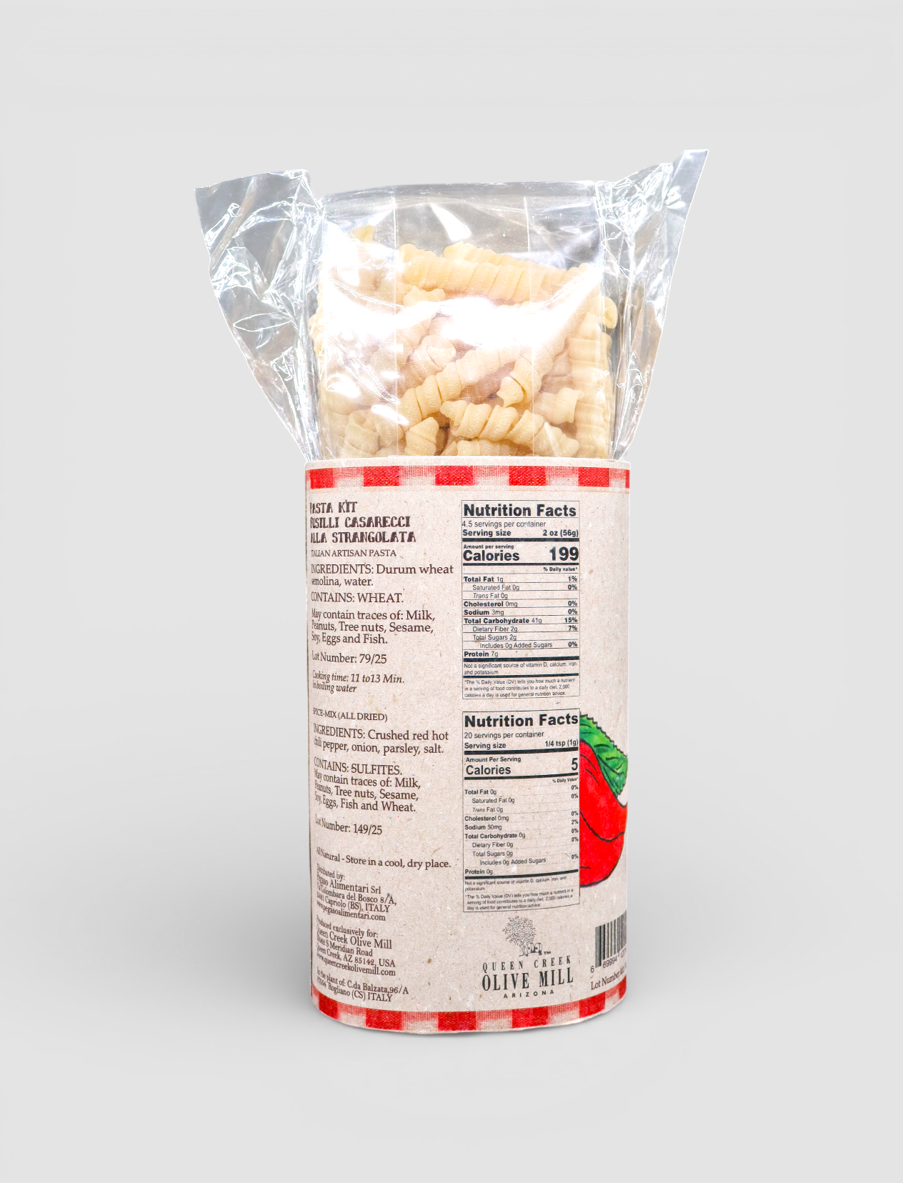 FUSILLI CASARECCI ALLA STRANGOLATA PASTA KIT