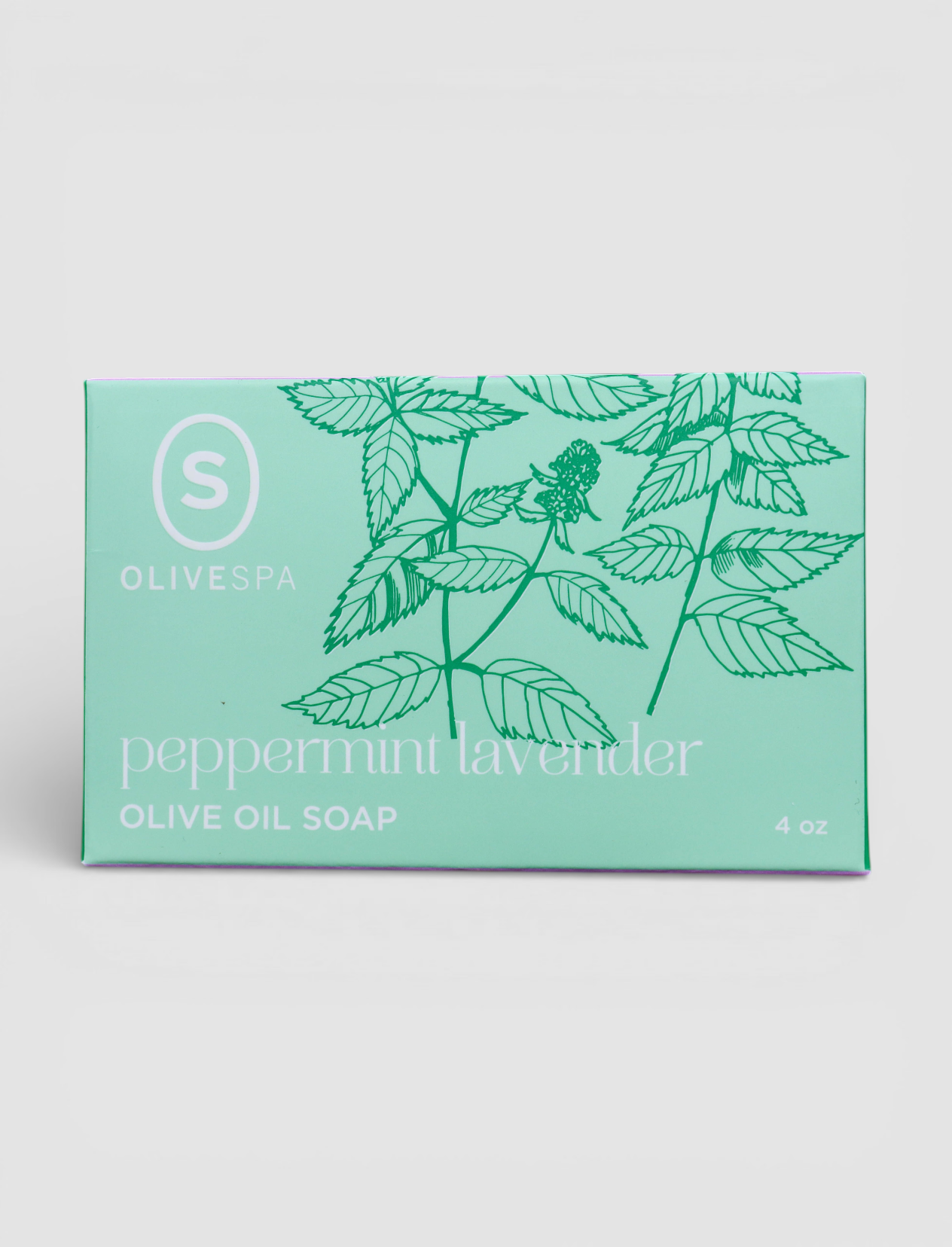 PEPPERMINT LAVENDER OLIVE OIL SOAP