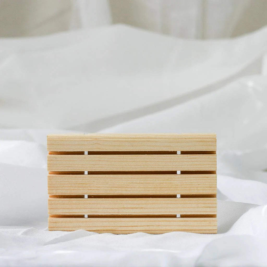 PINE WOOD SOAP DISH