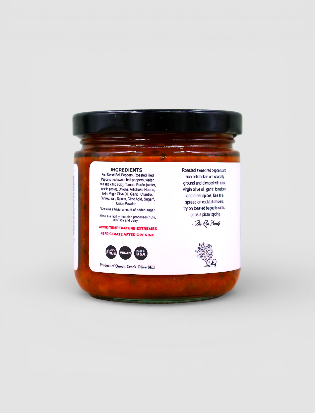 ROASTED RED PEPPER & ARTICHOKE TAPENADE