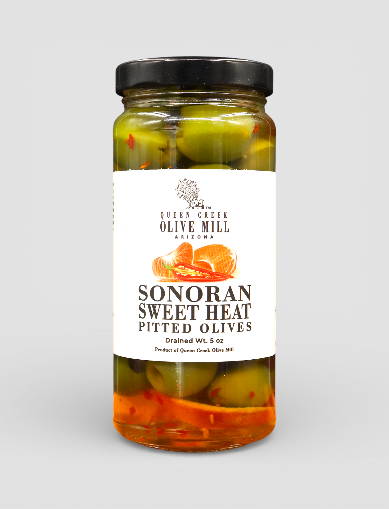 SONORAN SWEET HEAT PITTED OLIVES