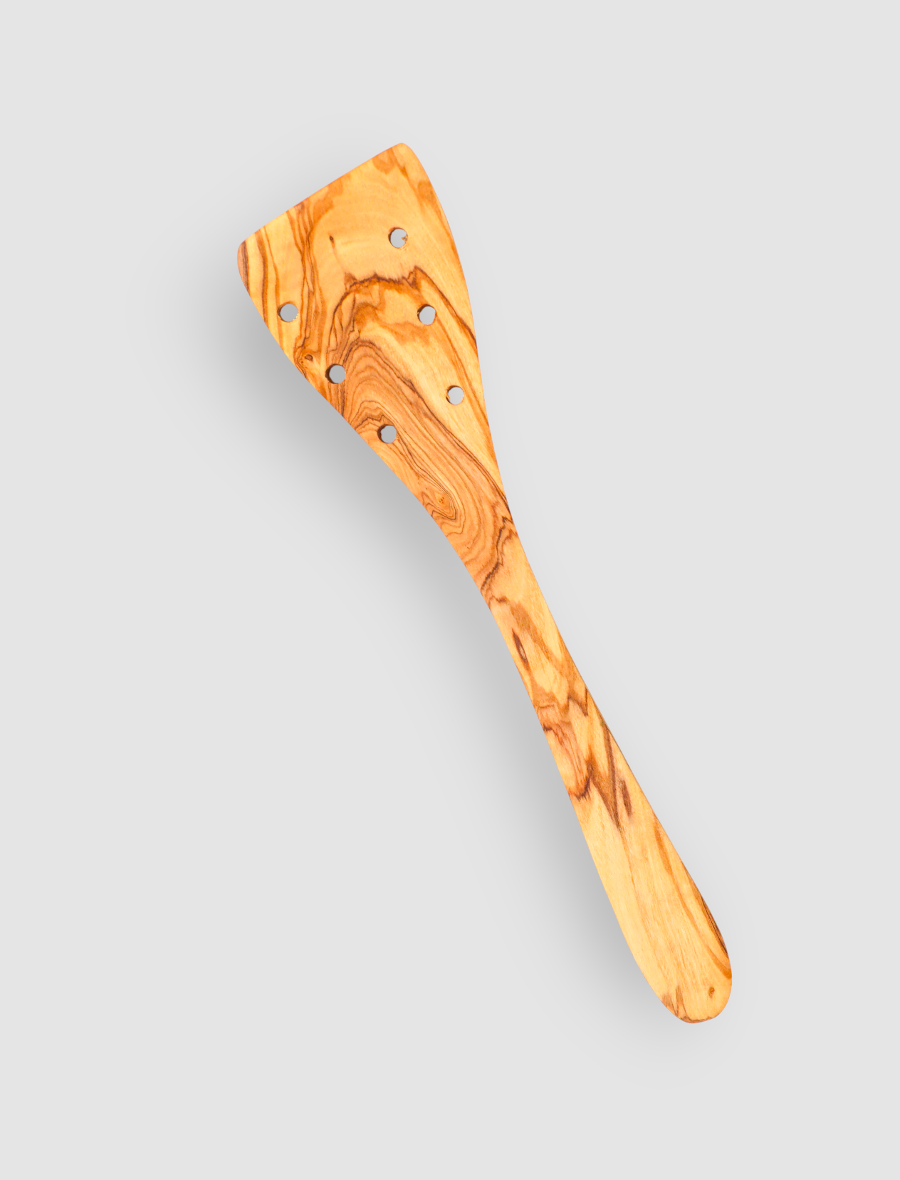 Olive Wood Spatula with Holes