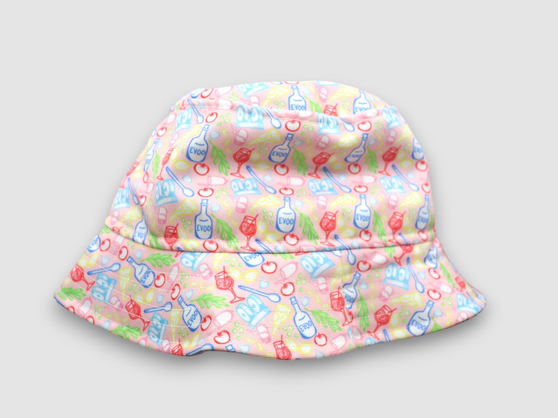 Dolce Vita at the Mill Unisex Kids Bucket Hat - PINK
