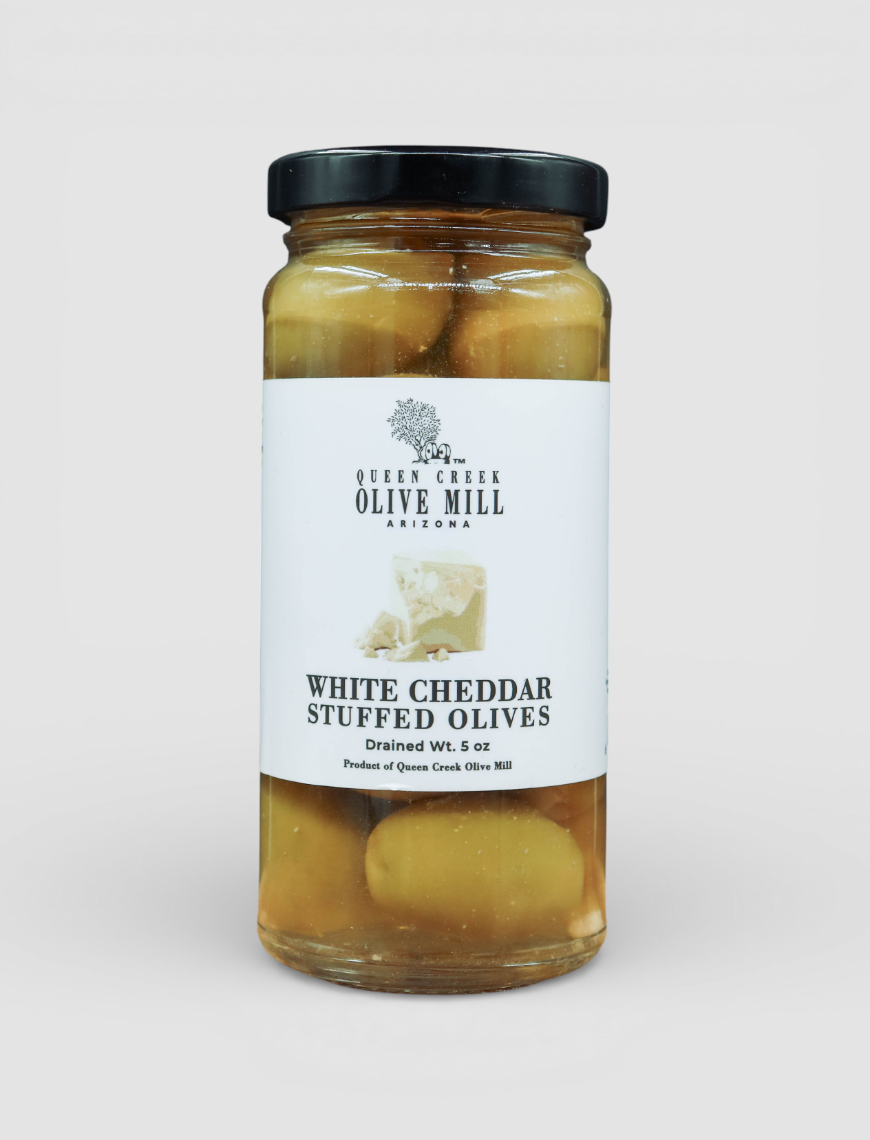 WHITE CHEDDAR STUFFED OLIVES