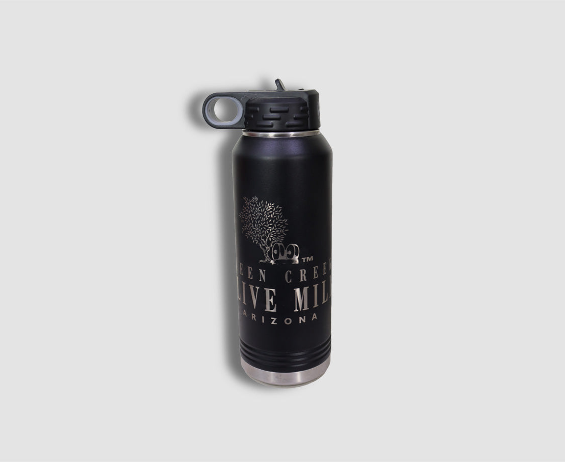 Black Logo Water Bottle - 32oz