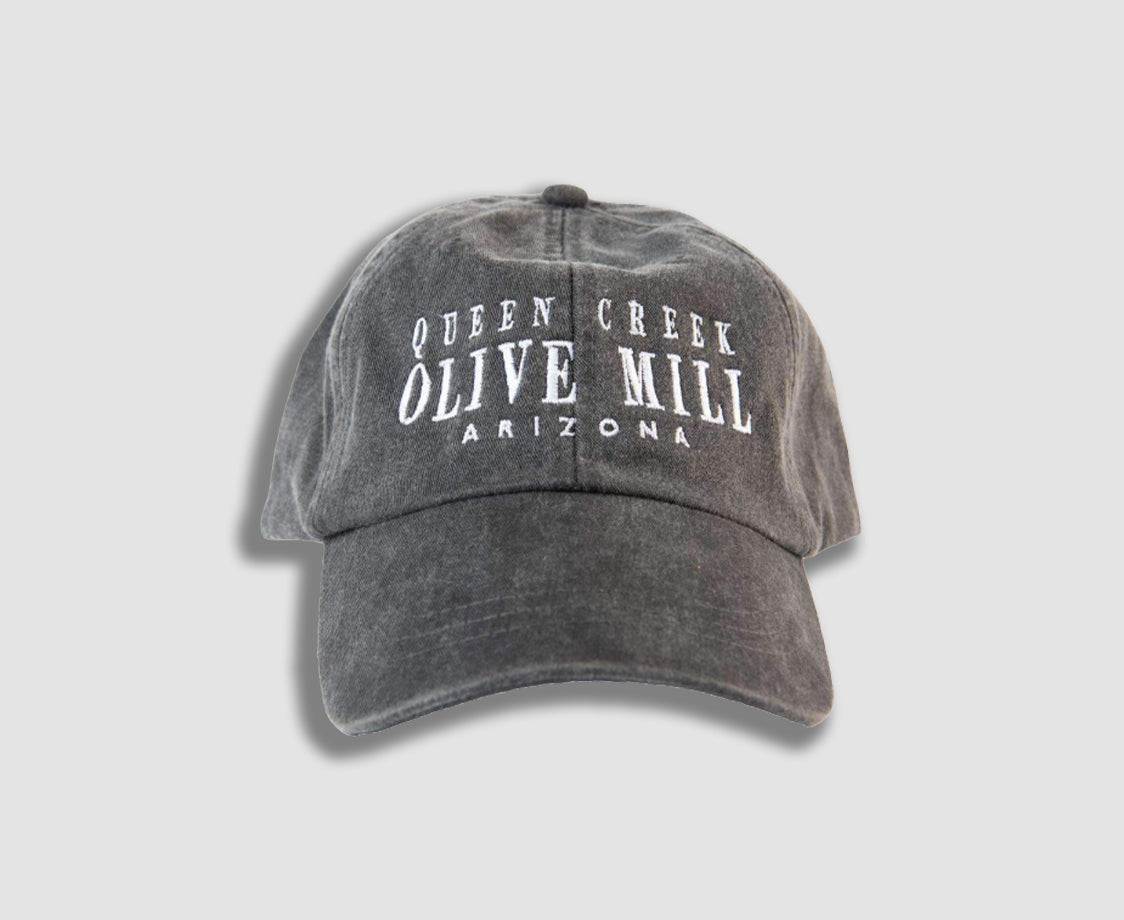QUEEN CREEK OLIVE MILL CHARCOAL HAT