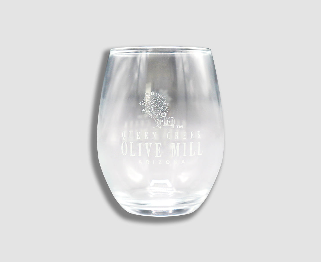 STEMLESS LOGO WINE GLASS