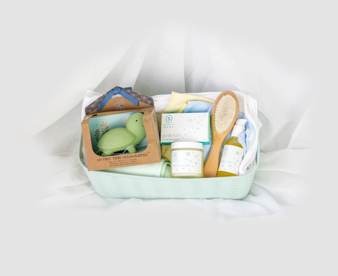 BABY BATH TIME BASKET