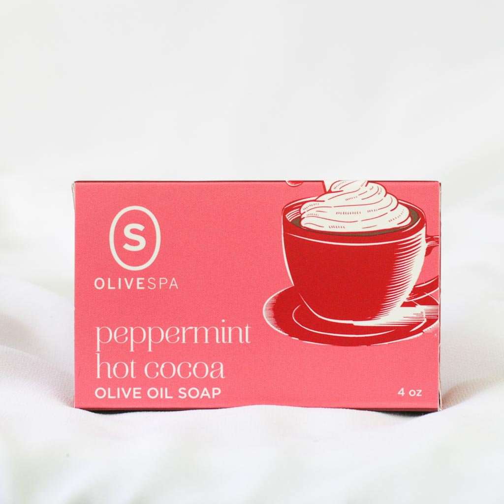 PEPPERMINT HOT COCOA OLIVE OIL SOAP